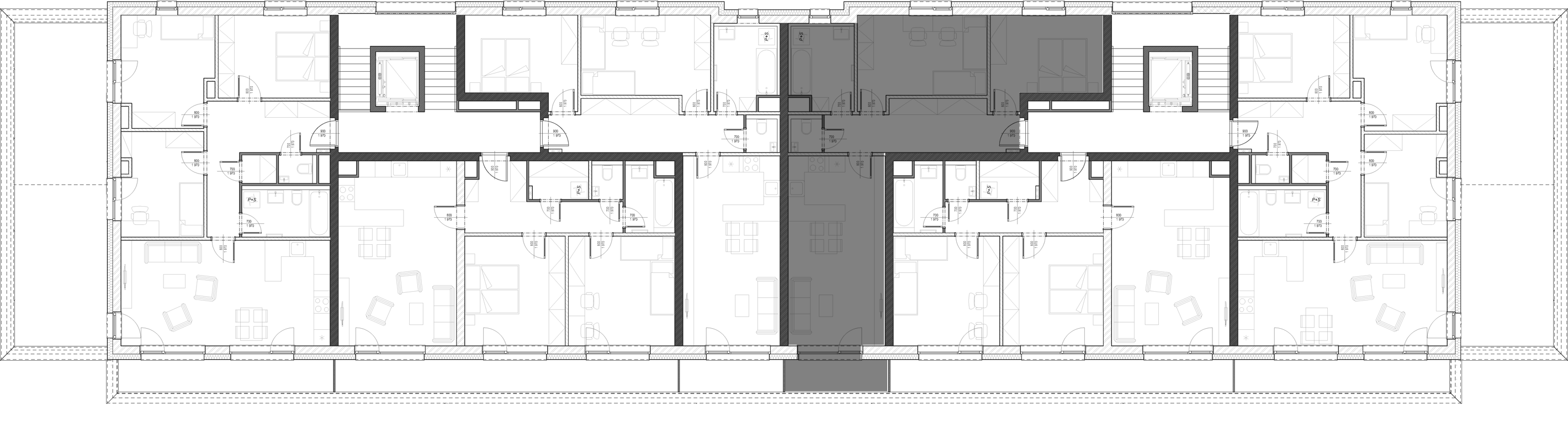 Pozice bytu 5.04 v budově